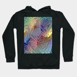 Abstract Psychedelic Whimsical Surreal Colorful Print Hoodie